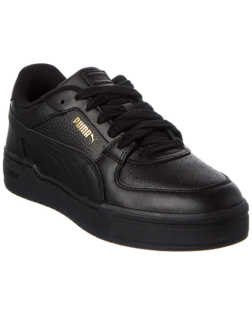 Puma Pro Classic Leather Sneaker In Black