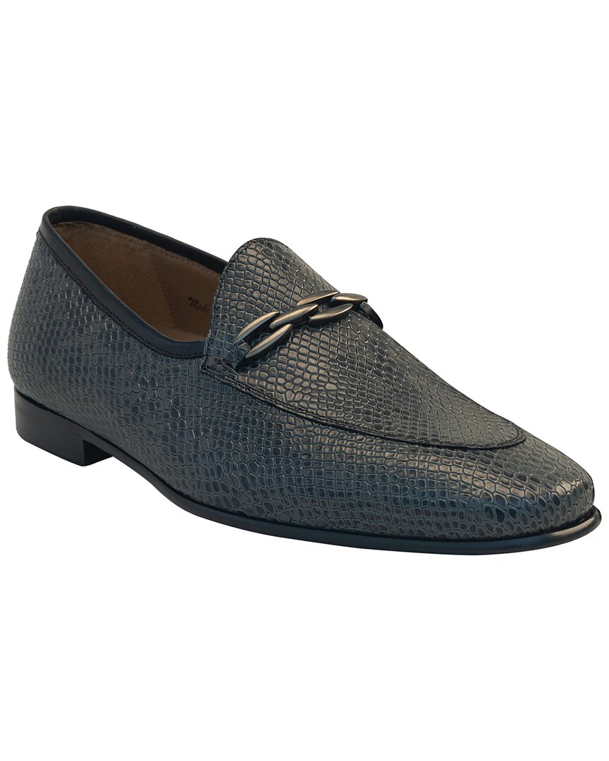 Mezlan Leather Loafer In Black