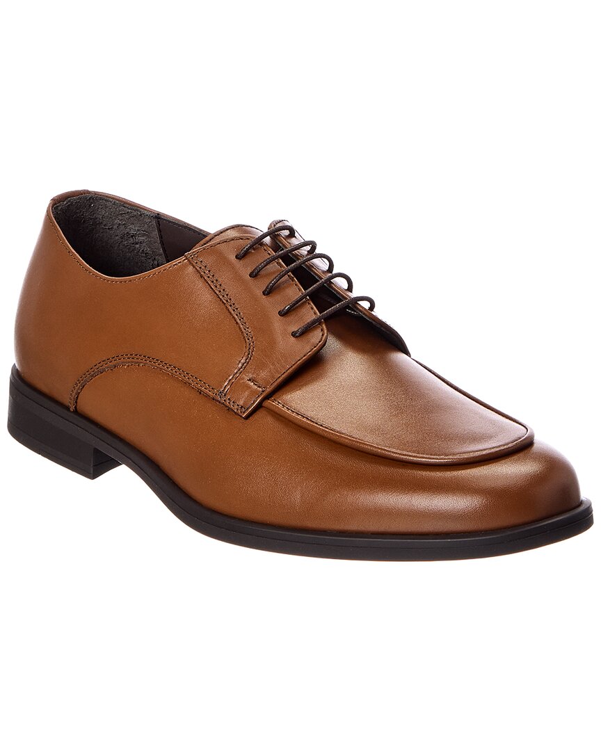 M By Bruno Magli Falerno Leather Derby In Brown