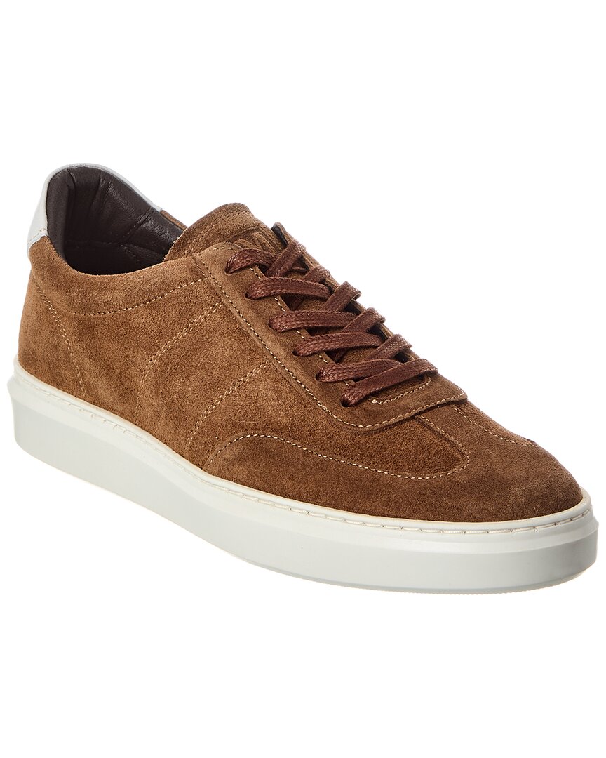 M By Bruno Magli Serafino Suede Sneaker In Brown