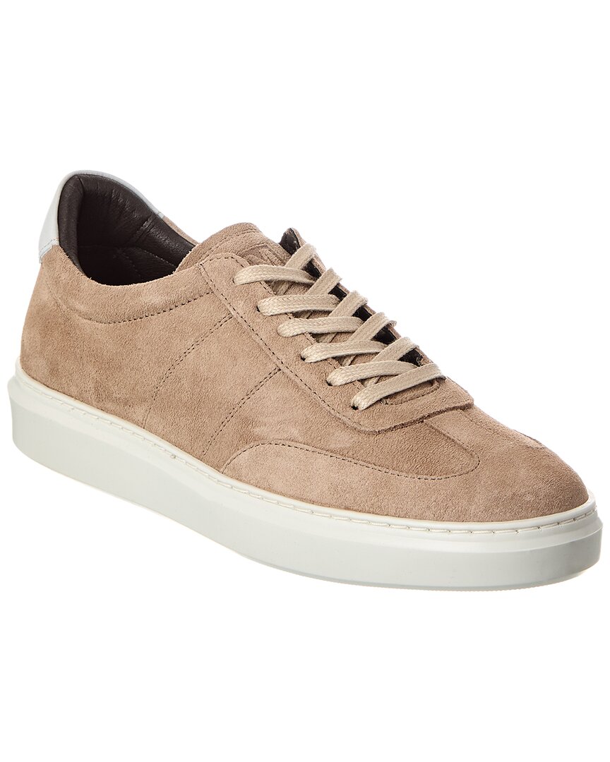 M By Bruno Magli Serafino Suede Sneaker In Nude