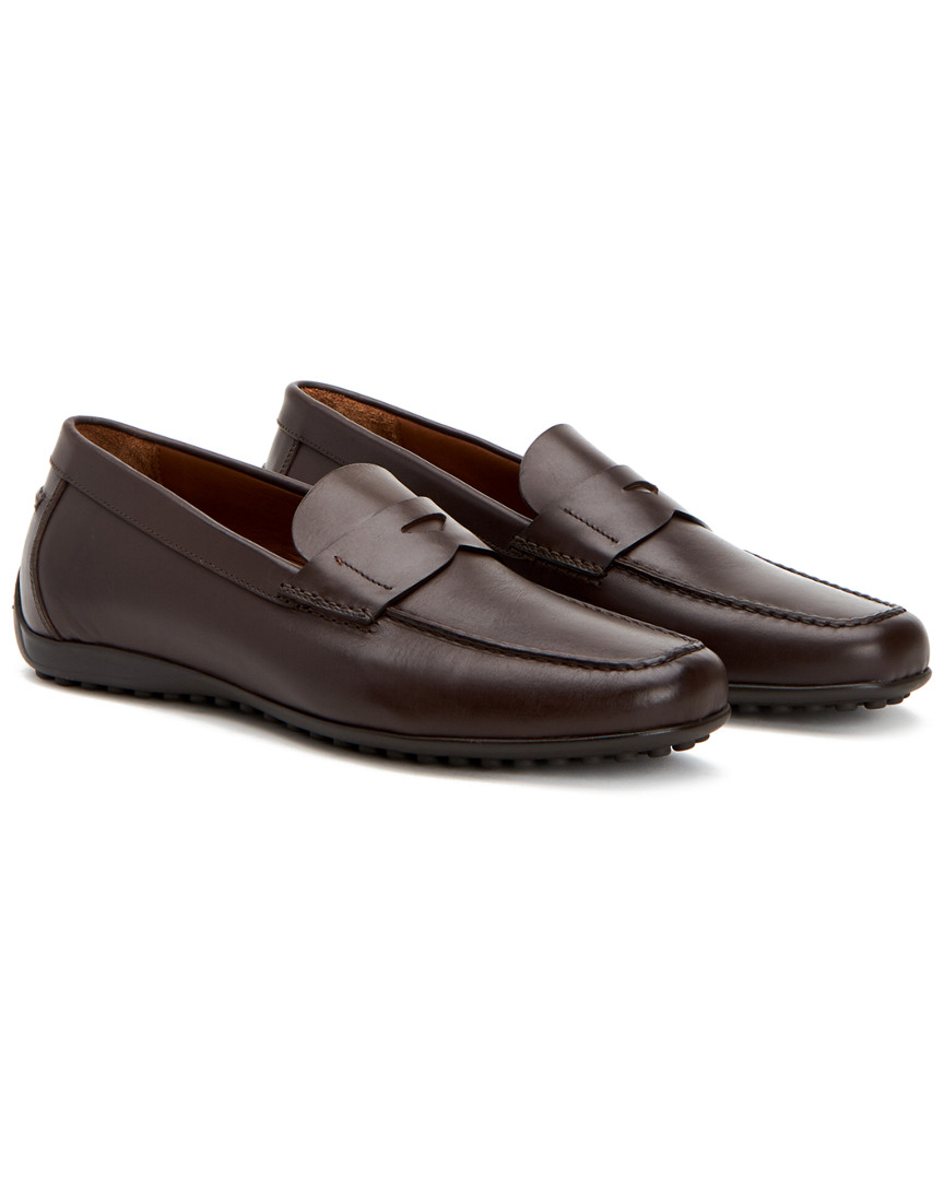 Aquatalia Robby Weatherproof Leather Loafer In Brown