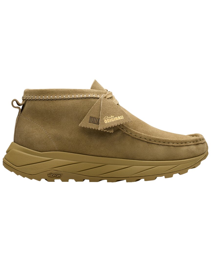 Clarks Wallabee Eden Suede Boot In Brown