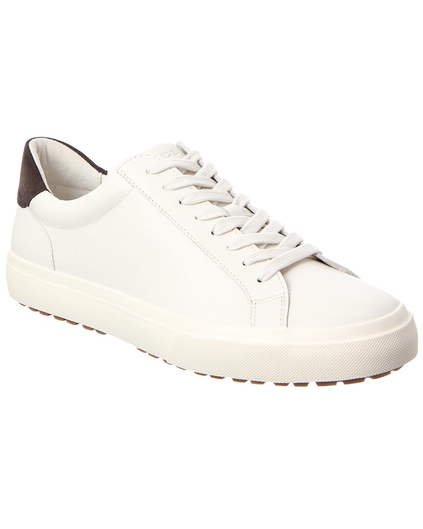 Vince Flash Leather Sneaker In White