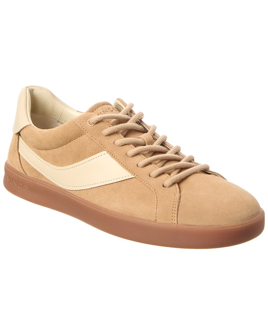 Vince Olli Suede & Leather Sneaker In Brown