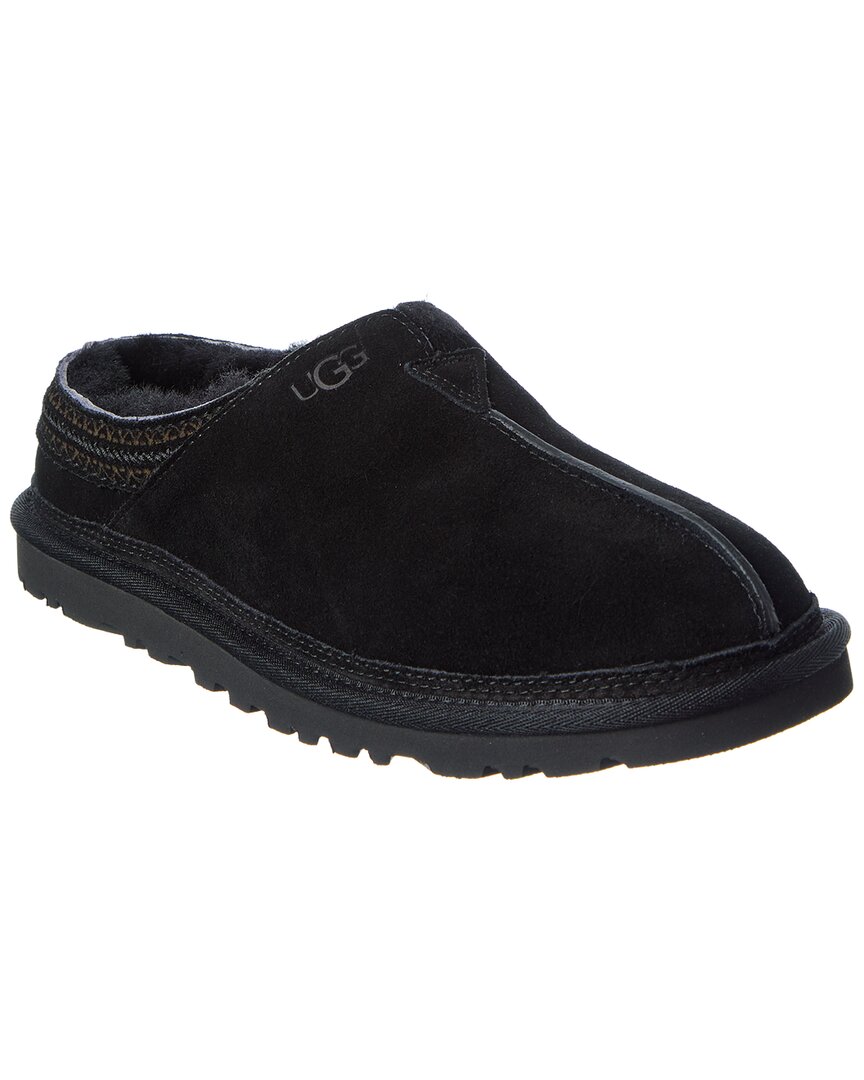 Ugg Neuman Suede Slipper In Black