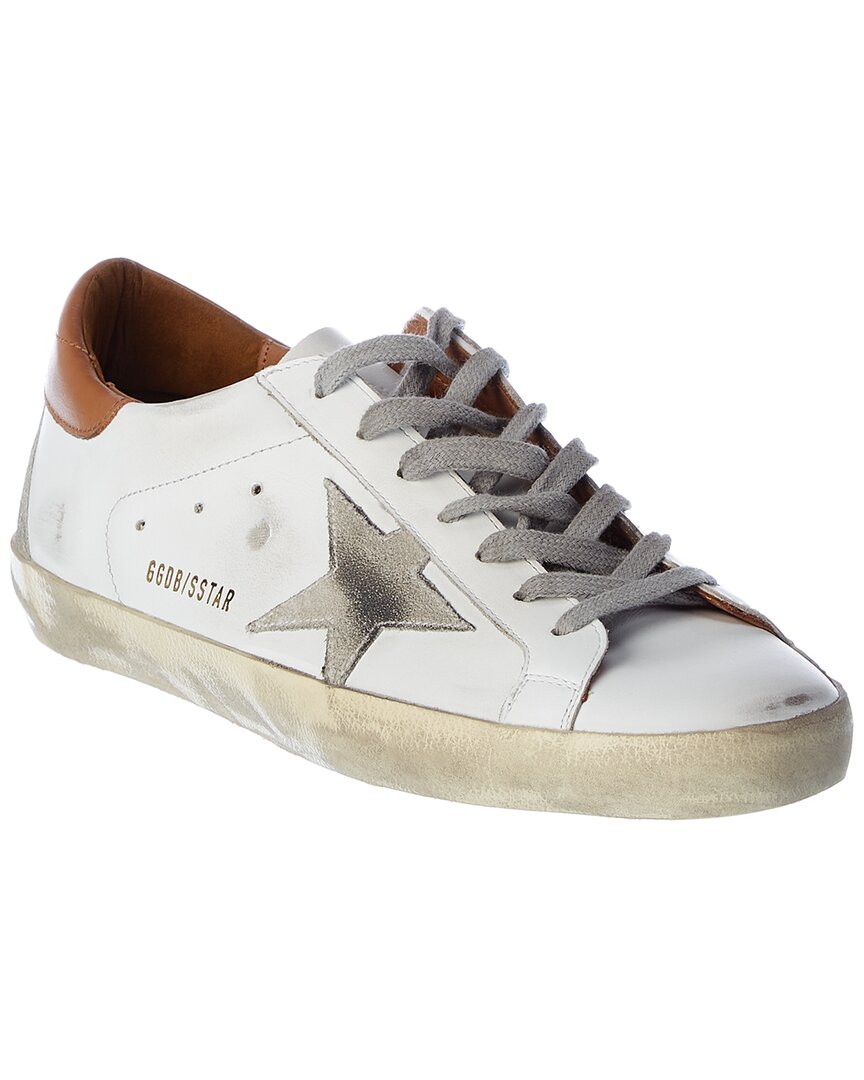 Golden Goose Logo Details Casual Sneakers In White