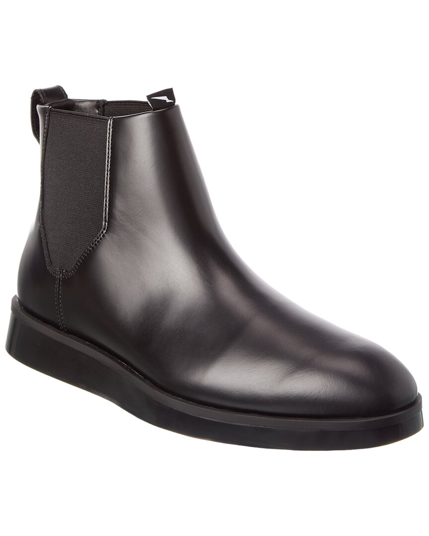 Wolf & Shepherd Closer Leather Chelsea Boot In Black