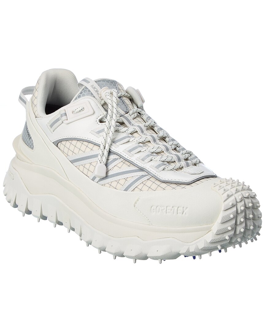 Moncler Trailgrip Low Top Sneakers - Men's - Fabric/rubber/calf Leather In White