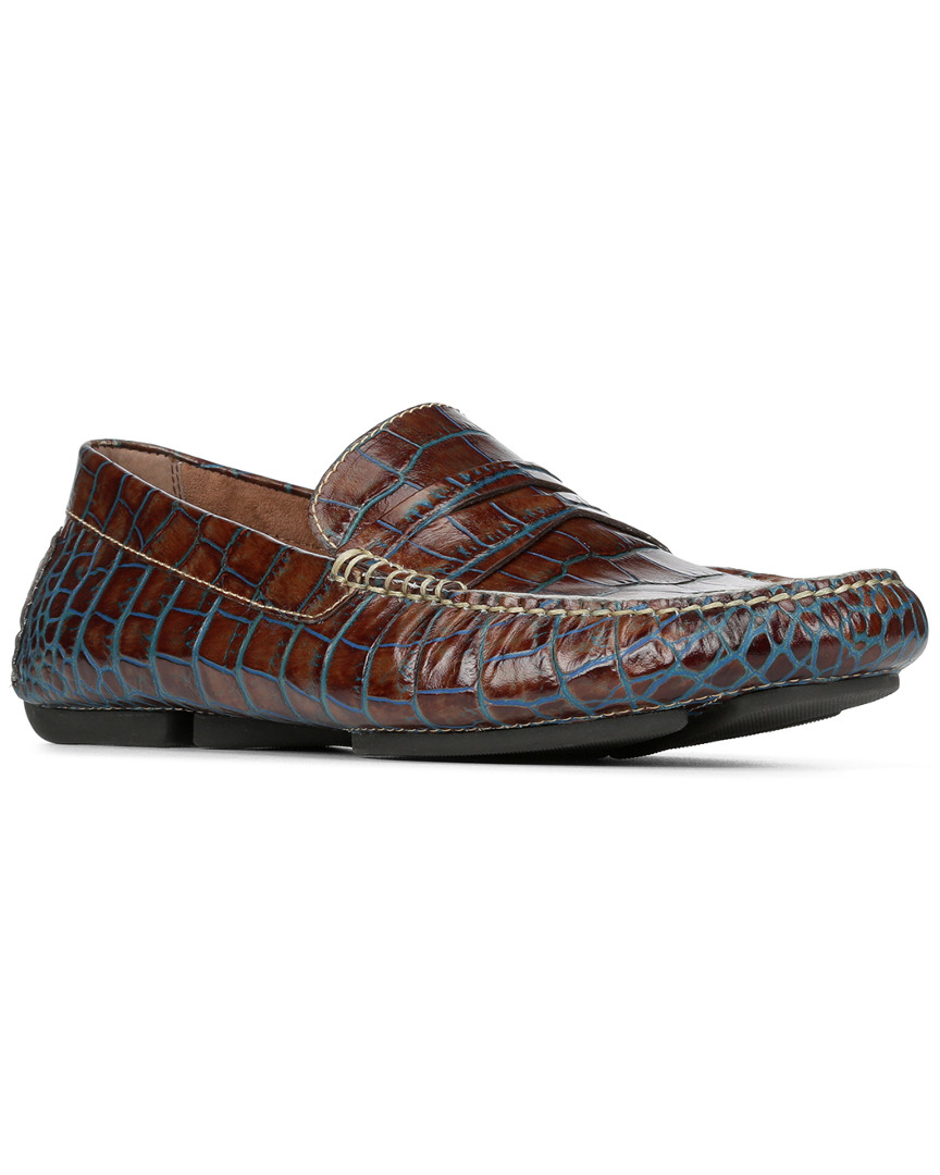 Donald Pliner Vinco5 Leather Driving Loafer 10 Brown Donald Pliner Vinco5 Leather Driving Loafer 10 Brown