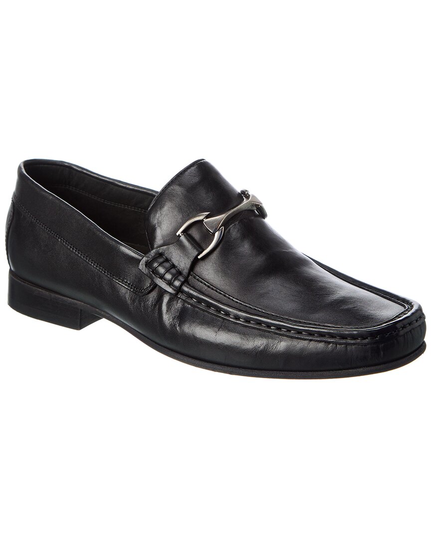 Donald Pliner Dannie Leather Loafer In Black