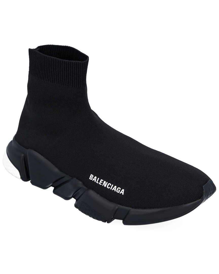 Balenciaga Men's Polyester Speed Sneaker (authentic Pre-loved) In Black