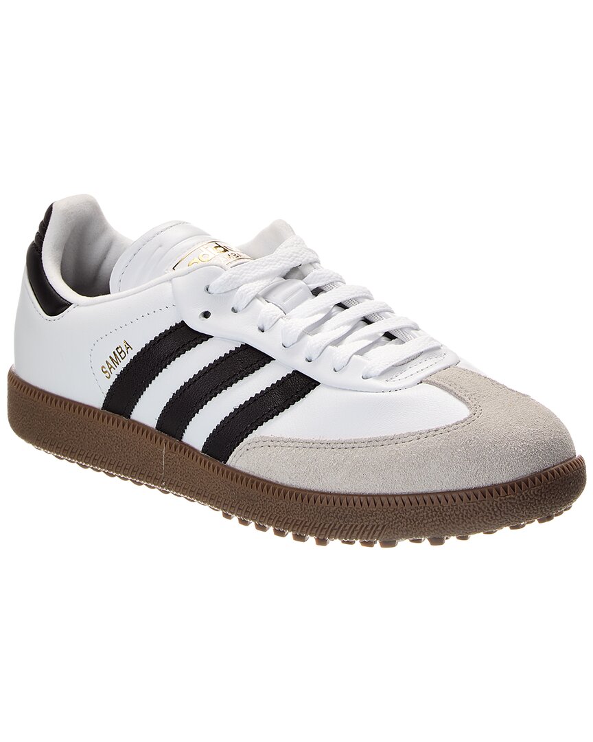 Adidas Golf Samba Leather Spikeless Golf Shoe In Multi