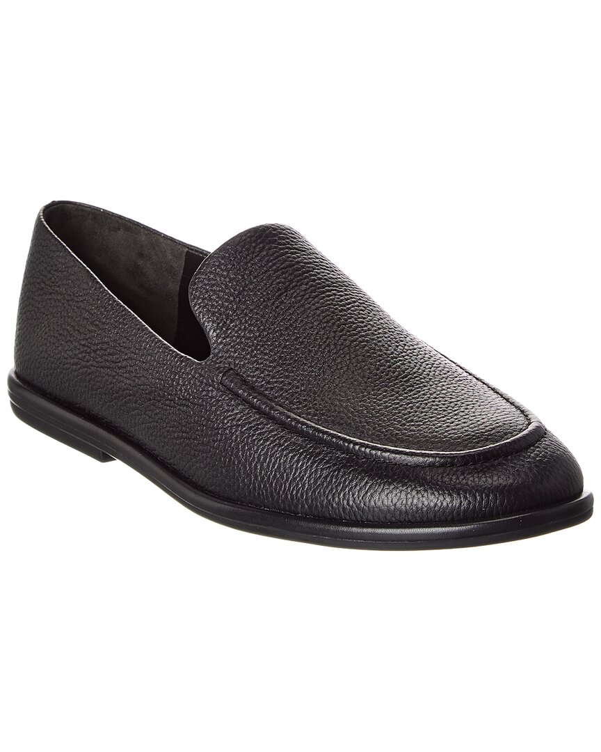 Vince Hann Leather Loafer In Black