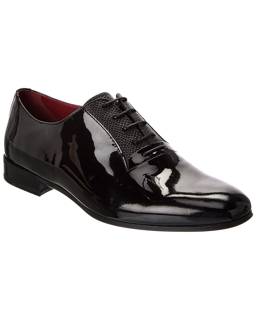 Ferragamo Gianbattis Patent Oxford In Black