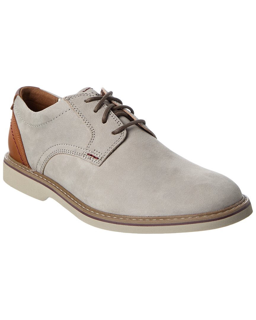 Clarks Radcliff Low Leather Oxford In Grey