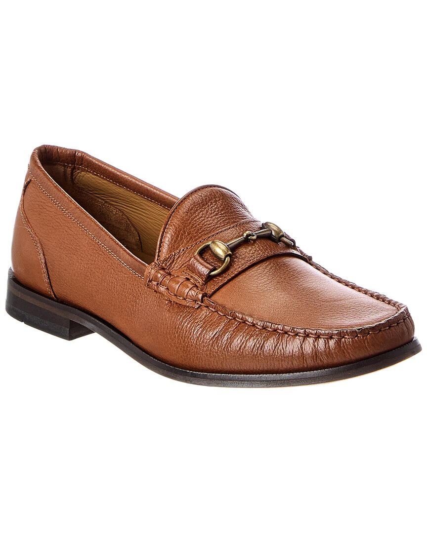 Donald Pliner Nickolas Leather Loafer In Brown