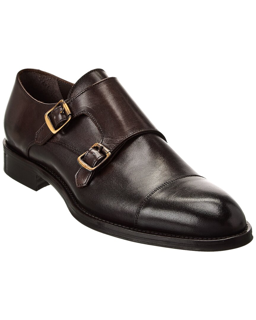M By Bruno Magli Carl Leather Loafer In Brown