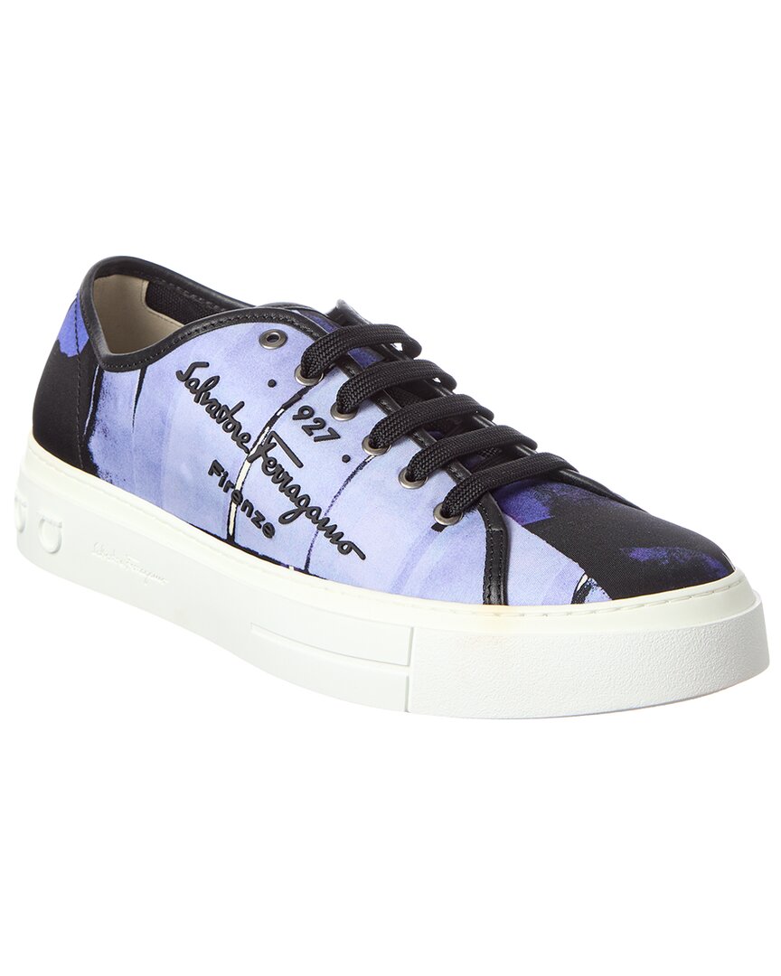 Ferragamo Canvas Sneaker In Multi