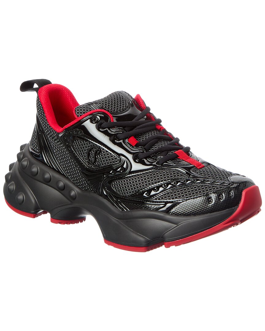Christian Louboutin So Flo Mesh & Leather Sneaker Men's | eBay