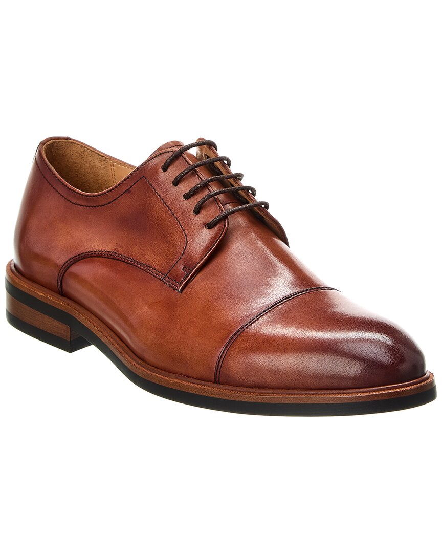 Shop Warfield & Grand Dean Leather Oxford In Brown