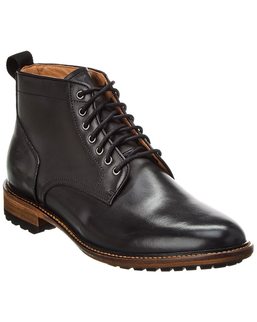 Shop Warfield & Grand Clark Leather Boot In Black