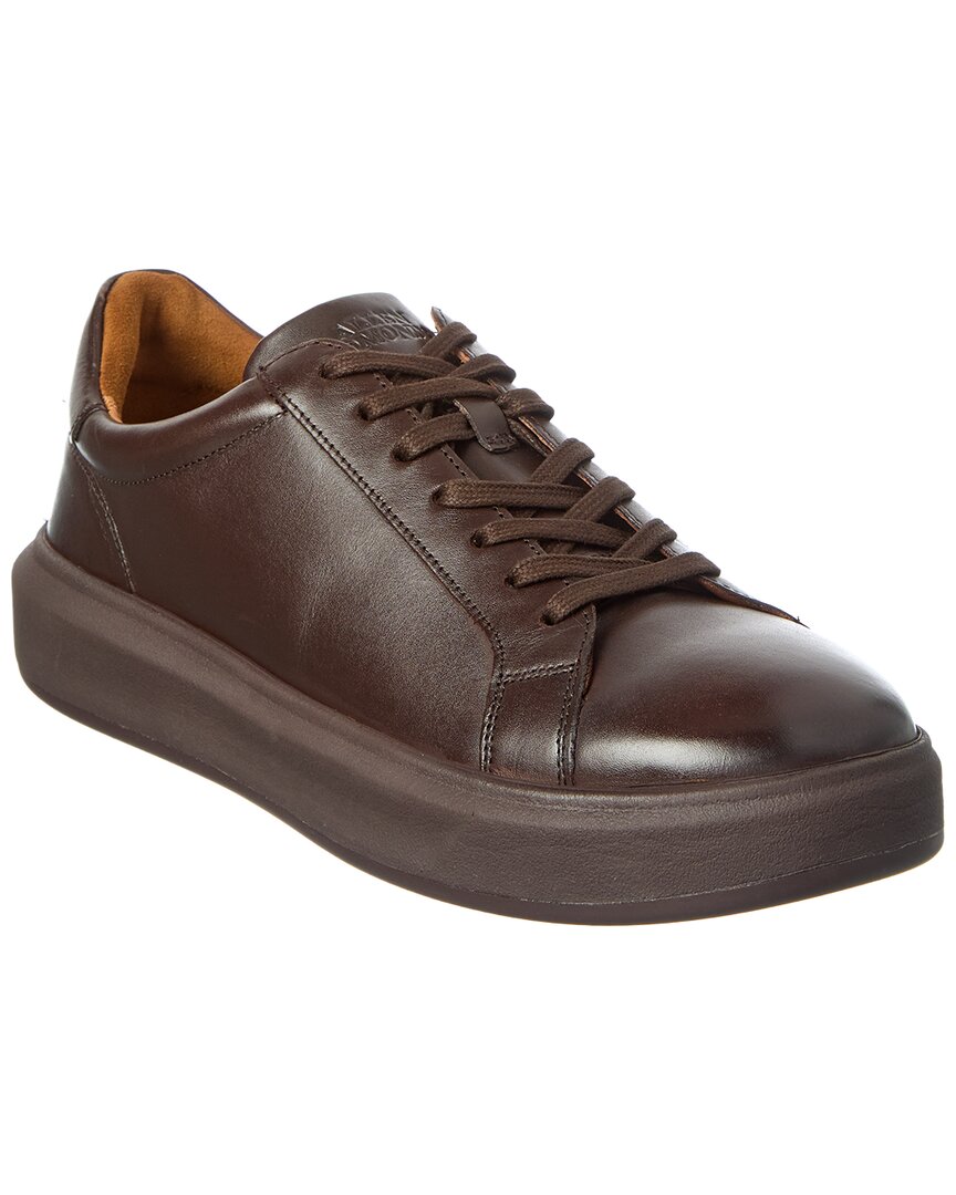 Allen Edmonds Foster Leather Sneaker In Grey