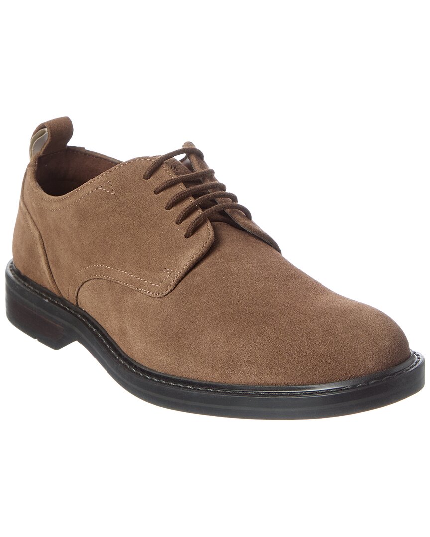 Clarks Aldwin Lace Suede Oxford In Brown