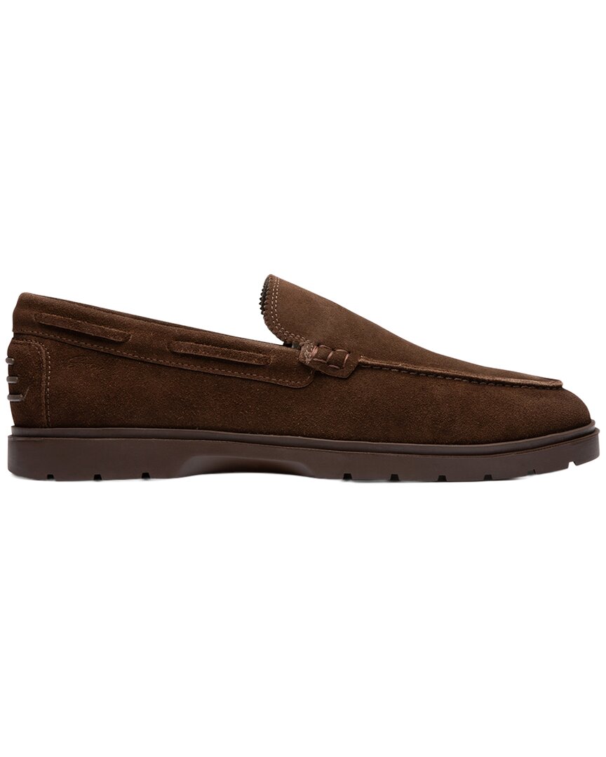 Gernie 28's Suede Venitian Loafer In Brown