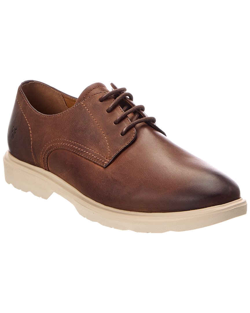 Frye Connor Leather Oxford In Brown