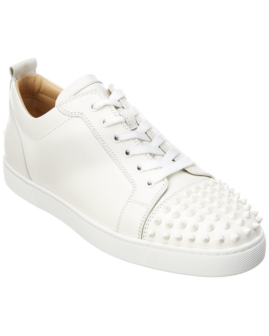 Christian Louboutin Louis Junior Leather Sneaker In White