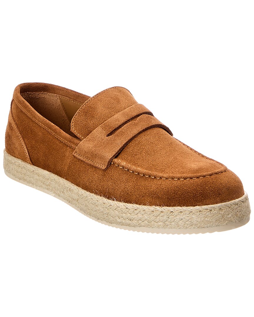 Bruno Magli Amalfi Suede Loafer In Brown