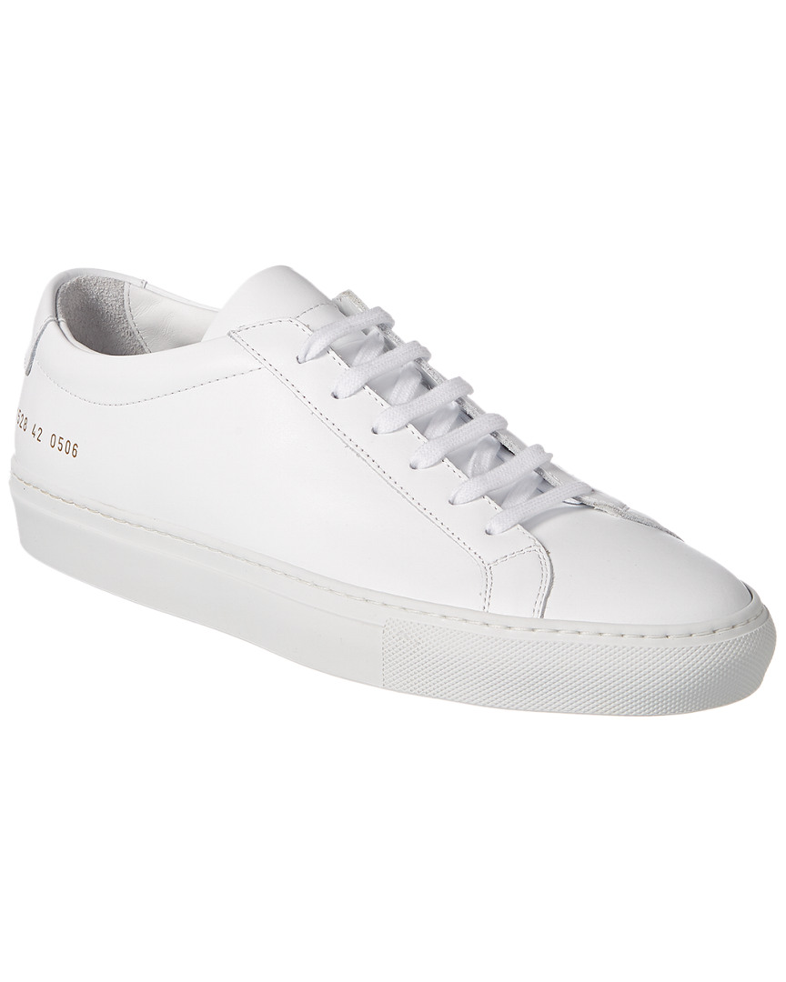 Common Projects Achilles Leather Sneakers In Nocolor