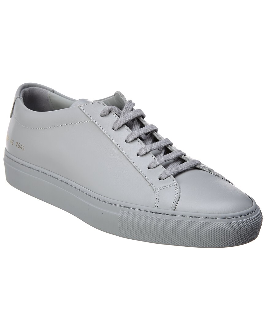 Common Projects Original Achilles Low Sneaker In Grey
