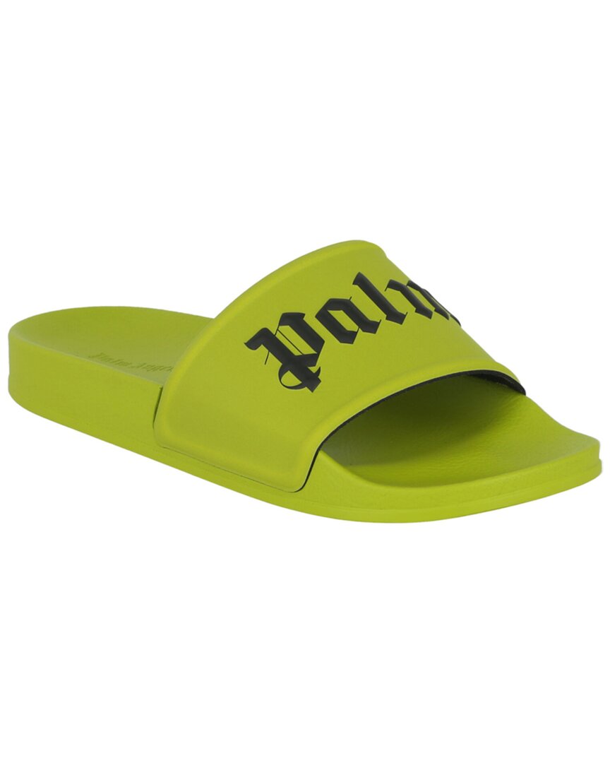 Palm Angels Pool Logo Rubber Slide Sandals