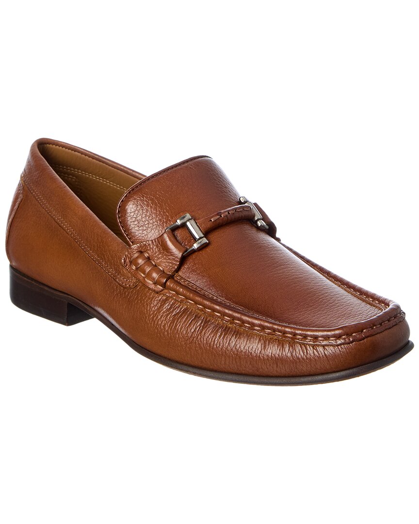 Donald Pliner Dannertc Leather Loafer In Brown