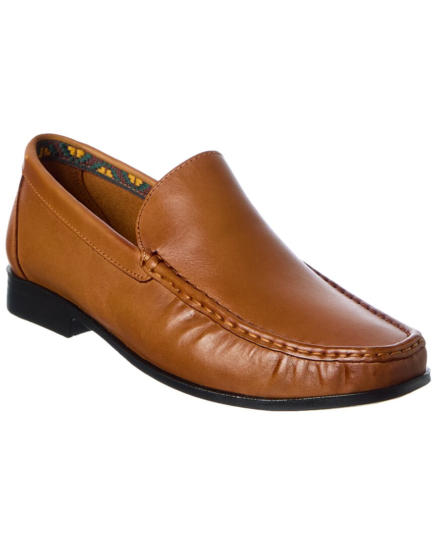 Donald Pliner Reuben61 Leather Slip-on In Brown