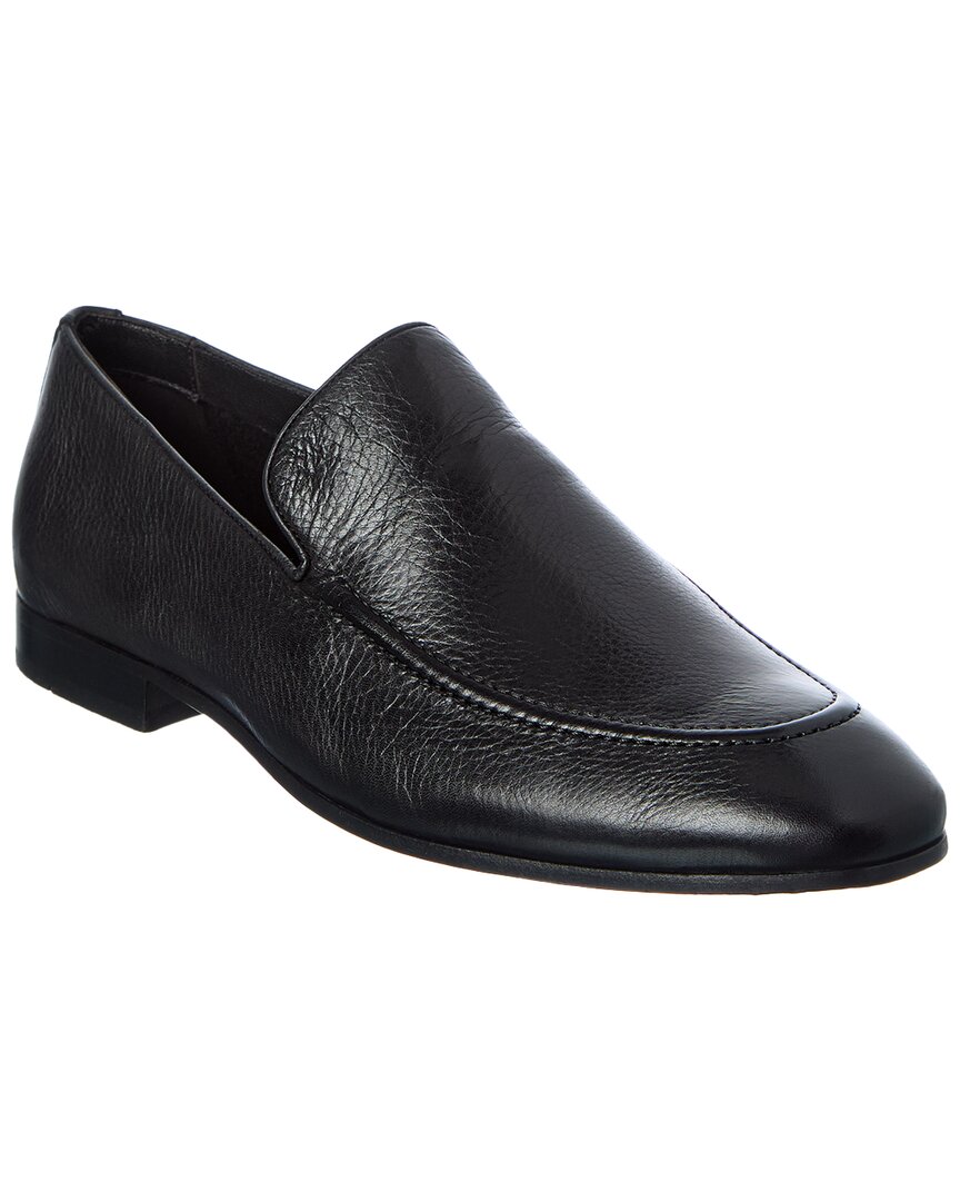 Donald Pliner Tristancy Footwear Leather Slip-on In Black