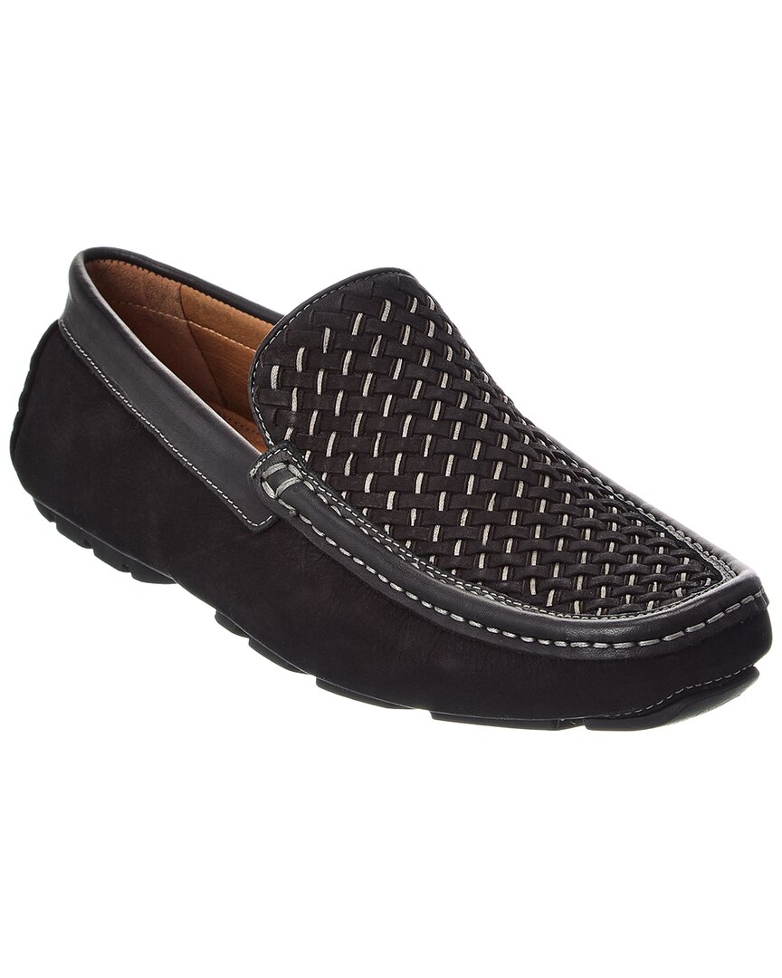 Donald Pliner Damiano Leather Loafer In Black