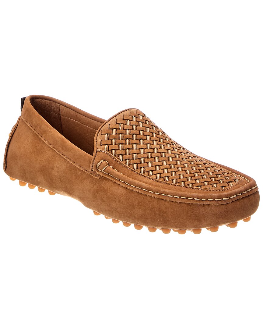 Donald Pliner Rafferty Suede Driver In Brown