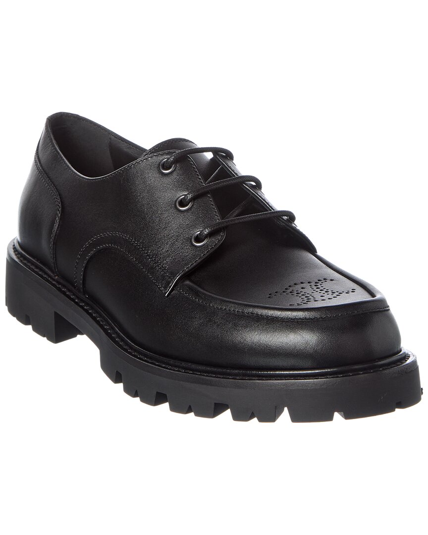 Celine Margaret Leather Loafer In Black