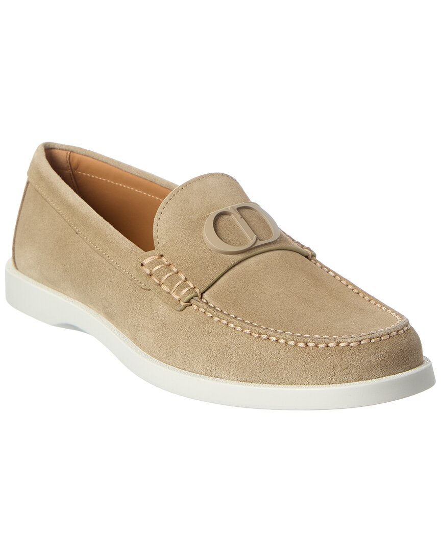 Dior Granville Suede Loafer In Beige