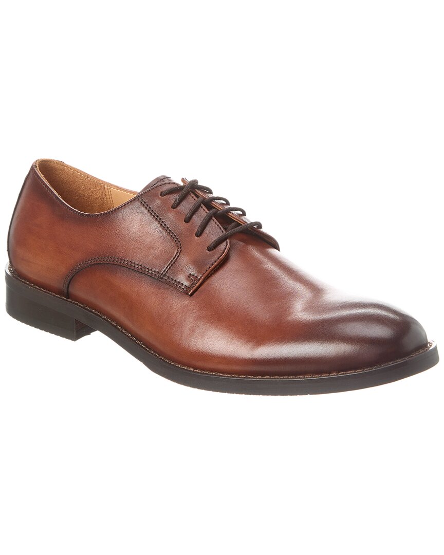 Shop Warfield & Grand Elwood Leather Oxford In Brown