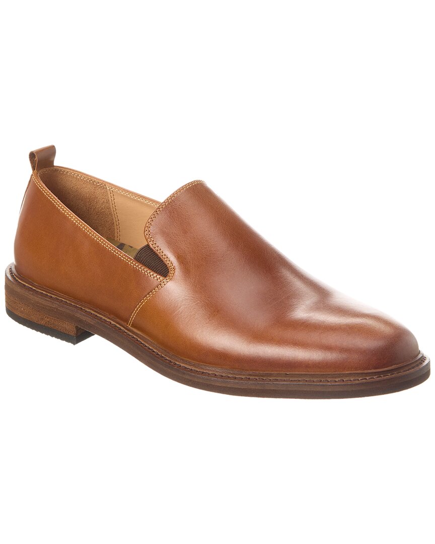 Shop Warfield & Grand Menlo Leather Loafer In Brown