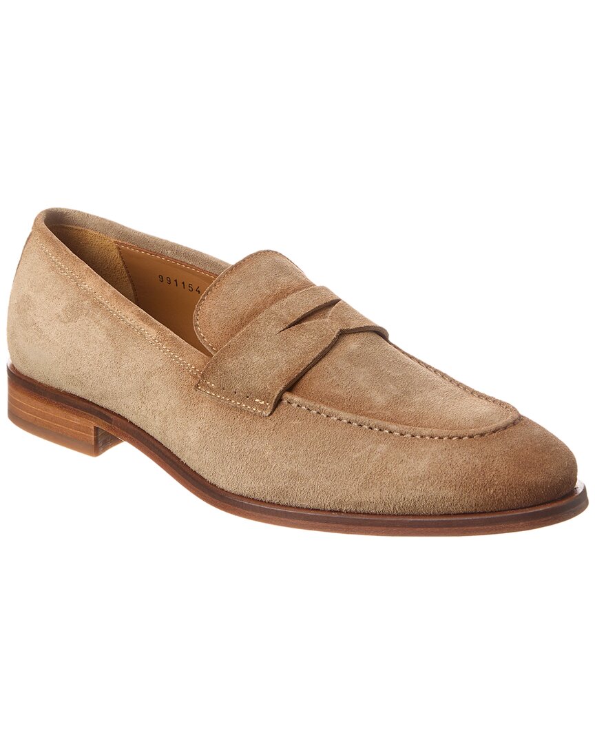 Antonio Maurizi Suede Loafer In Brown