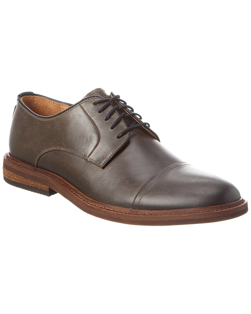 Shop Warfield & Grand Morgan Leather Oxford In Brown