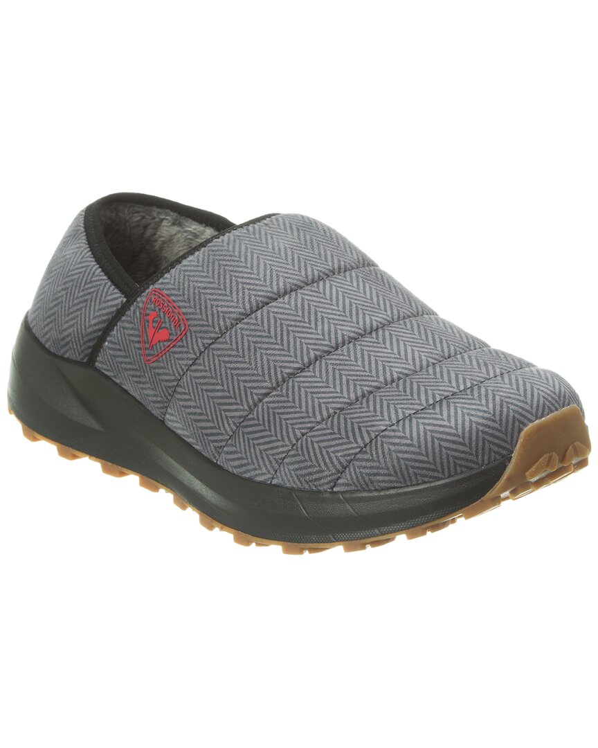 Rossignol Chalet Quilted Slippers In Black