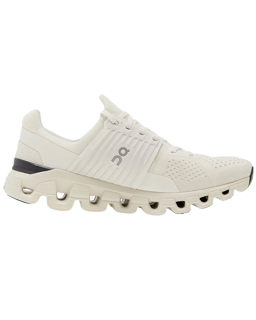 On Running Silver/White Cloudswift Sneaker