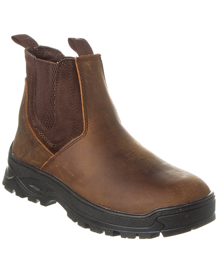Shop Pajar Soldado Ig Leather Boot In Brown