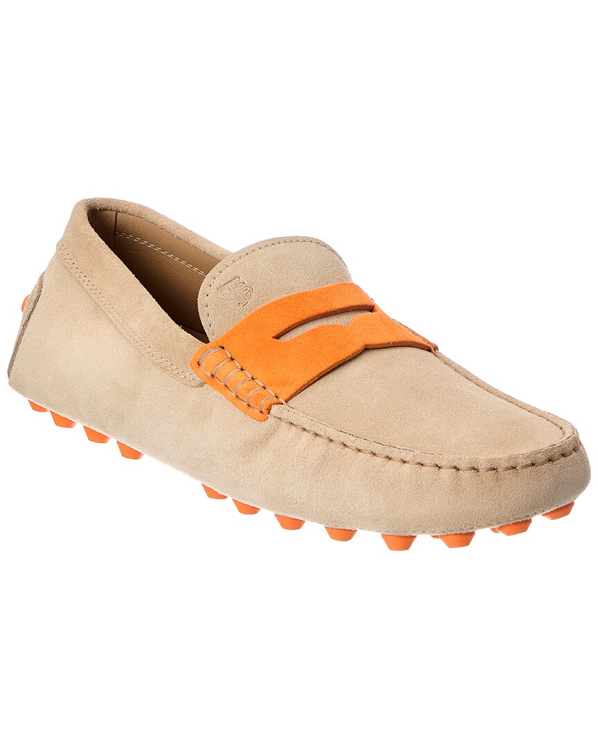 Tod's Tods Suede Loafer In Brown